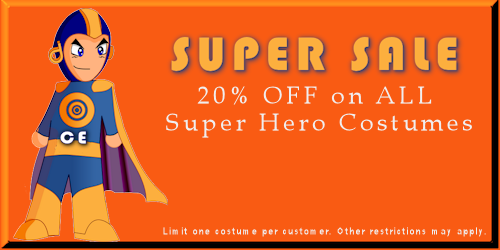 Sales on Super Hero Costumes
